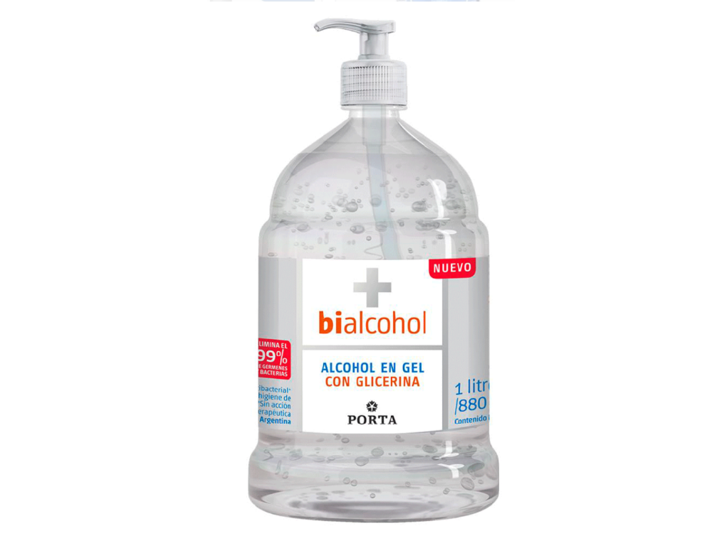 25-Alcohol en gel Bialcohol 1 lts.