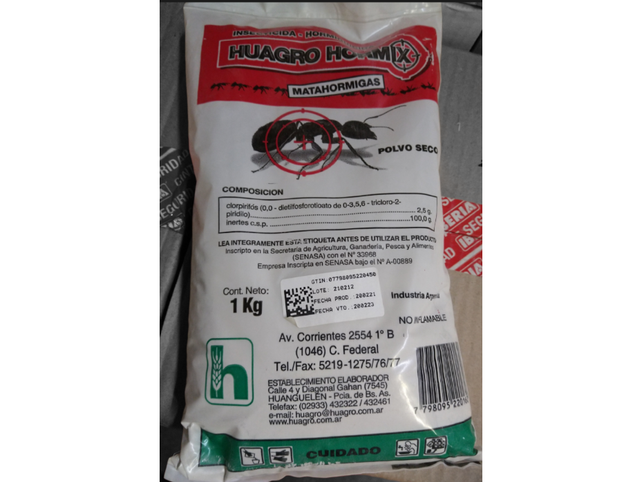 568-Hormiguicida Polvo Huagro 1kg