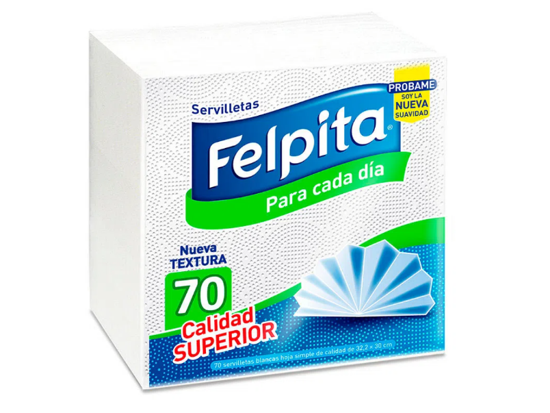 1065-Servilletas Felpita x 70 unid.