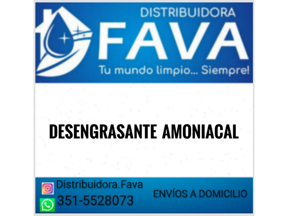 345 - Desengrasante Amoniacal 5 lts