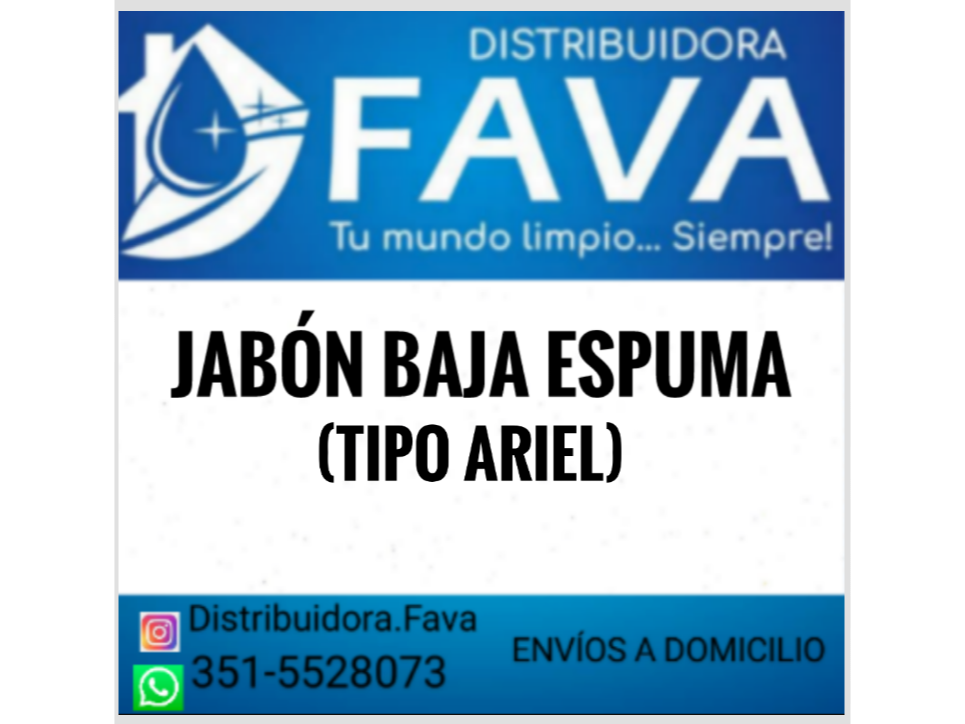 Jabón premium (tipo Ariel) x5 Lts