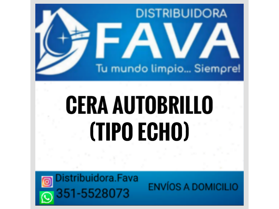 1306- Cera Autobrillo x 5 lts