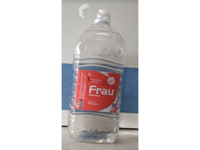 1423 - Alcohol líquido 96º Frau 4,5 lts