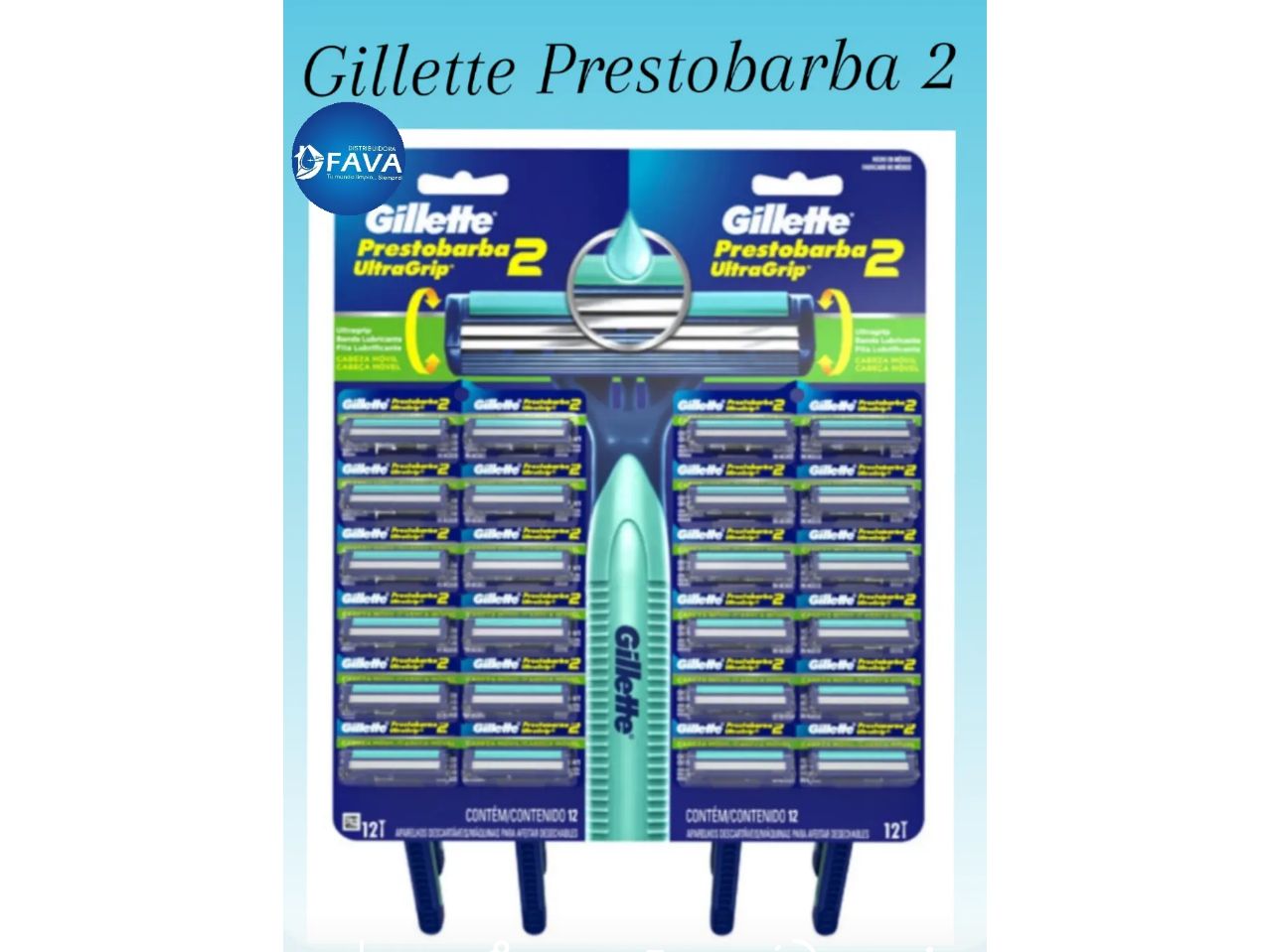 540-Gillette prestobarba azul