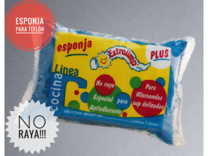 470-Esponja plus teflón Extralimp