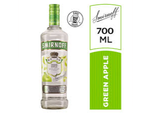 Smirnoff green apple 700ml