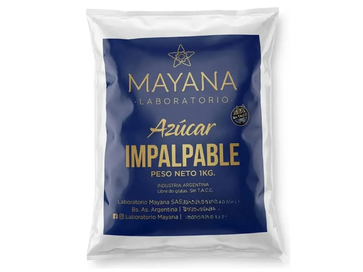 azucar impalpable SIN TACC  X 1 KG