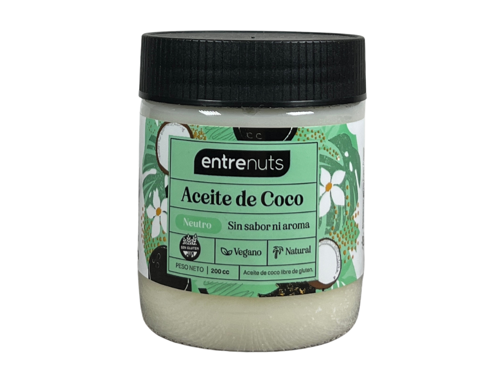 Aceite de coco neutro entrenut  (sin T.A.C.C) 200cc
