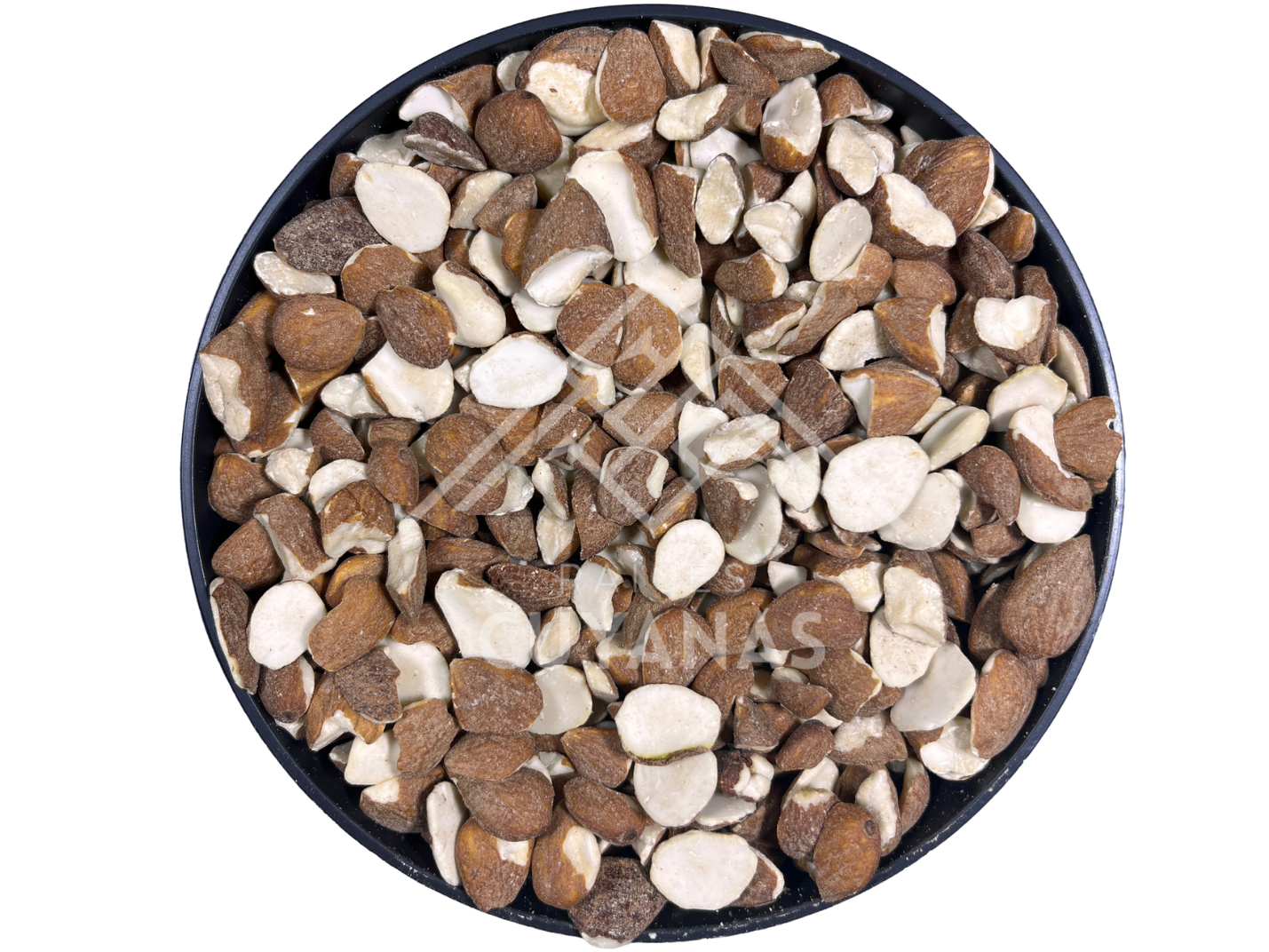 Almendras partidas