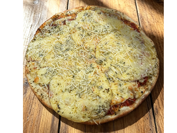 09 - CUATRO QUESOS | Salsa, muzzarella, roquefort, parmesano y provolone