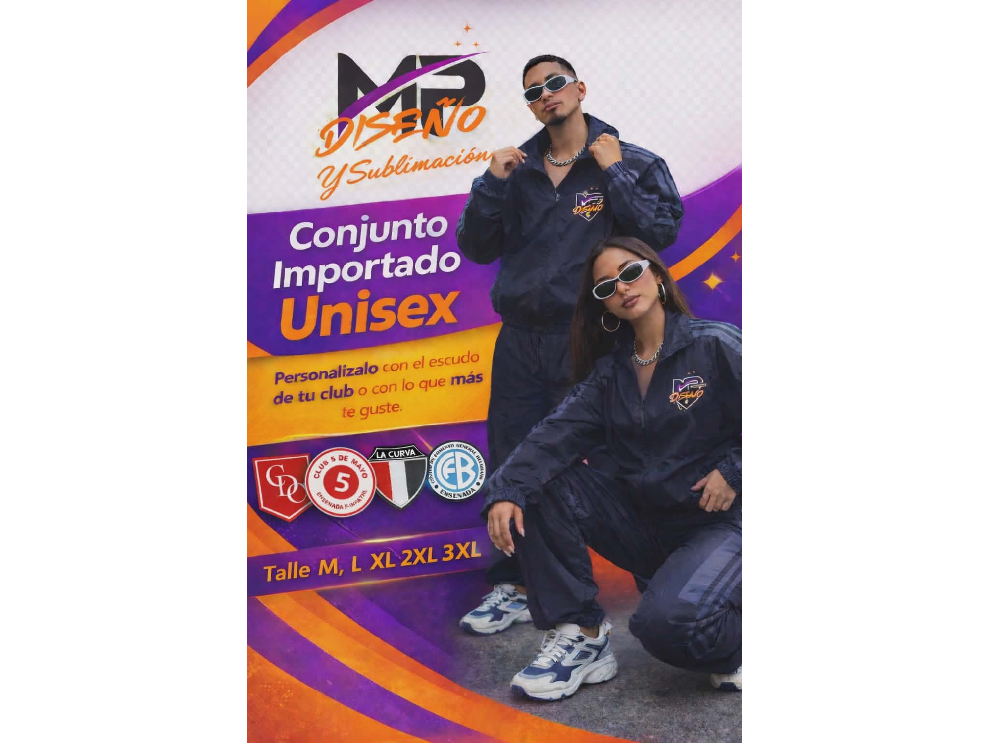 Conjunto importado. Unisex