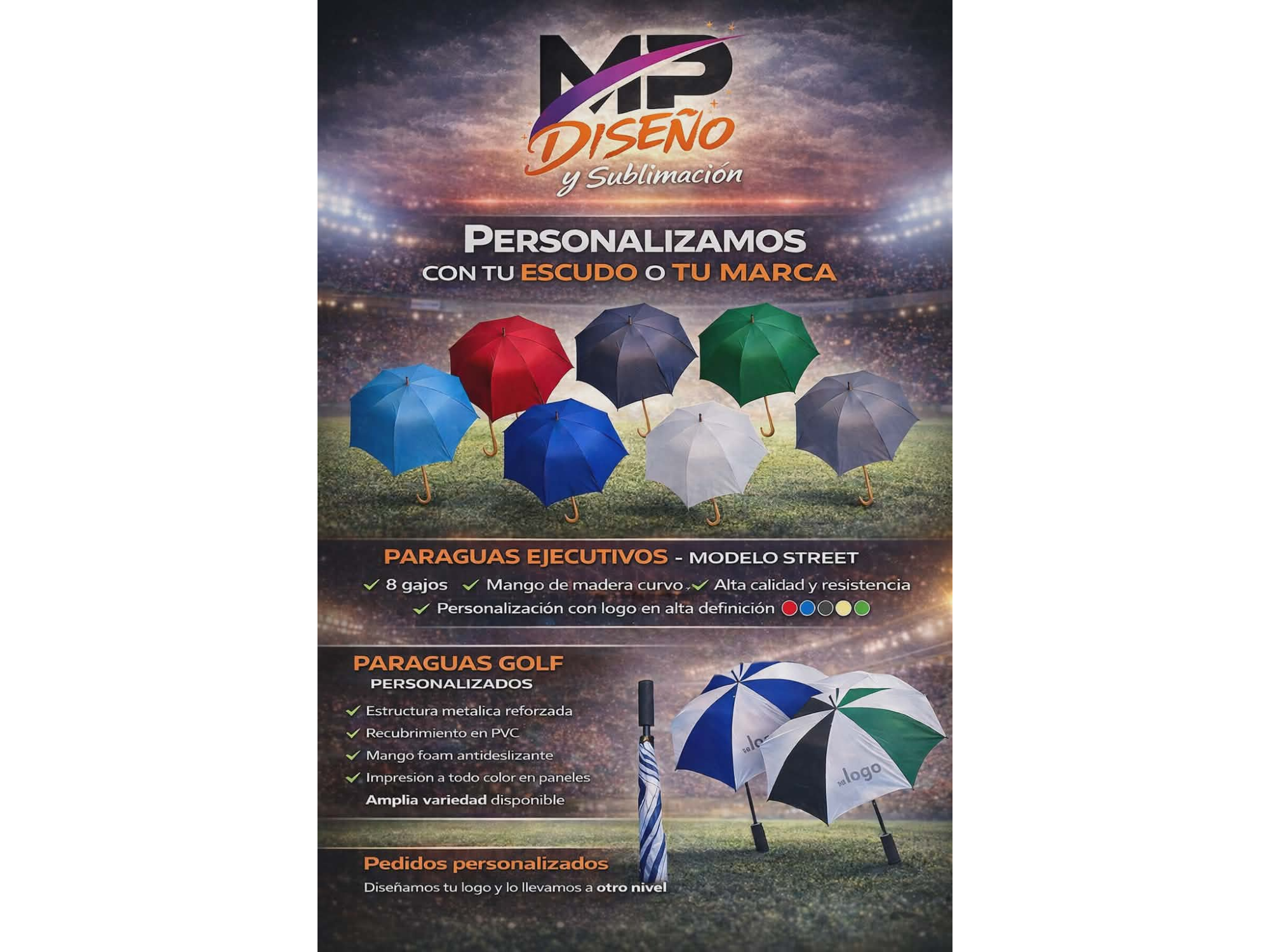 Paraguas personalizados
