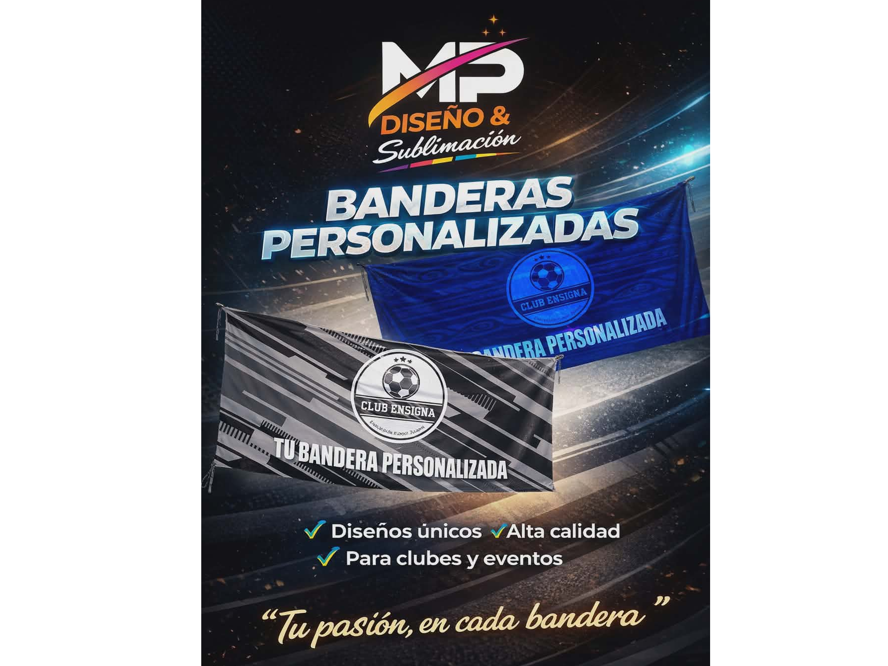 Banderas personalizadas