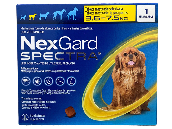 NEXGARD 1 TABLETA 3.6-7.5KG