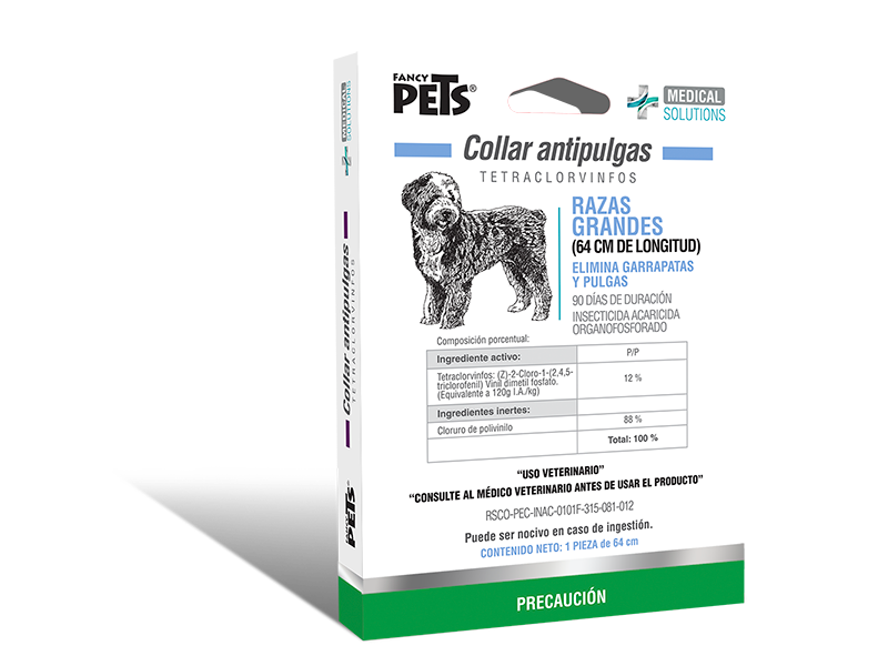 FL3604 MS COLLAR ANTIPULGAS P/RAZAS GRANDES (64 CM)