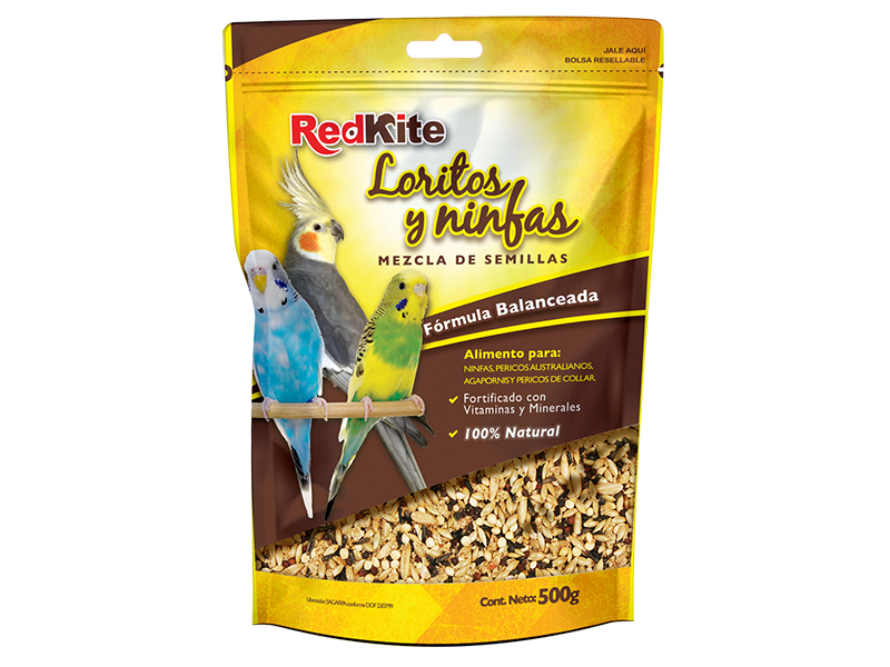 FL4011 MEZCLA DE SEMILLAS P/LORITOS Y NINFAS 500 G