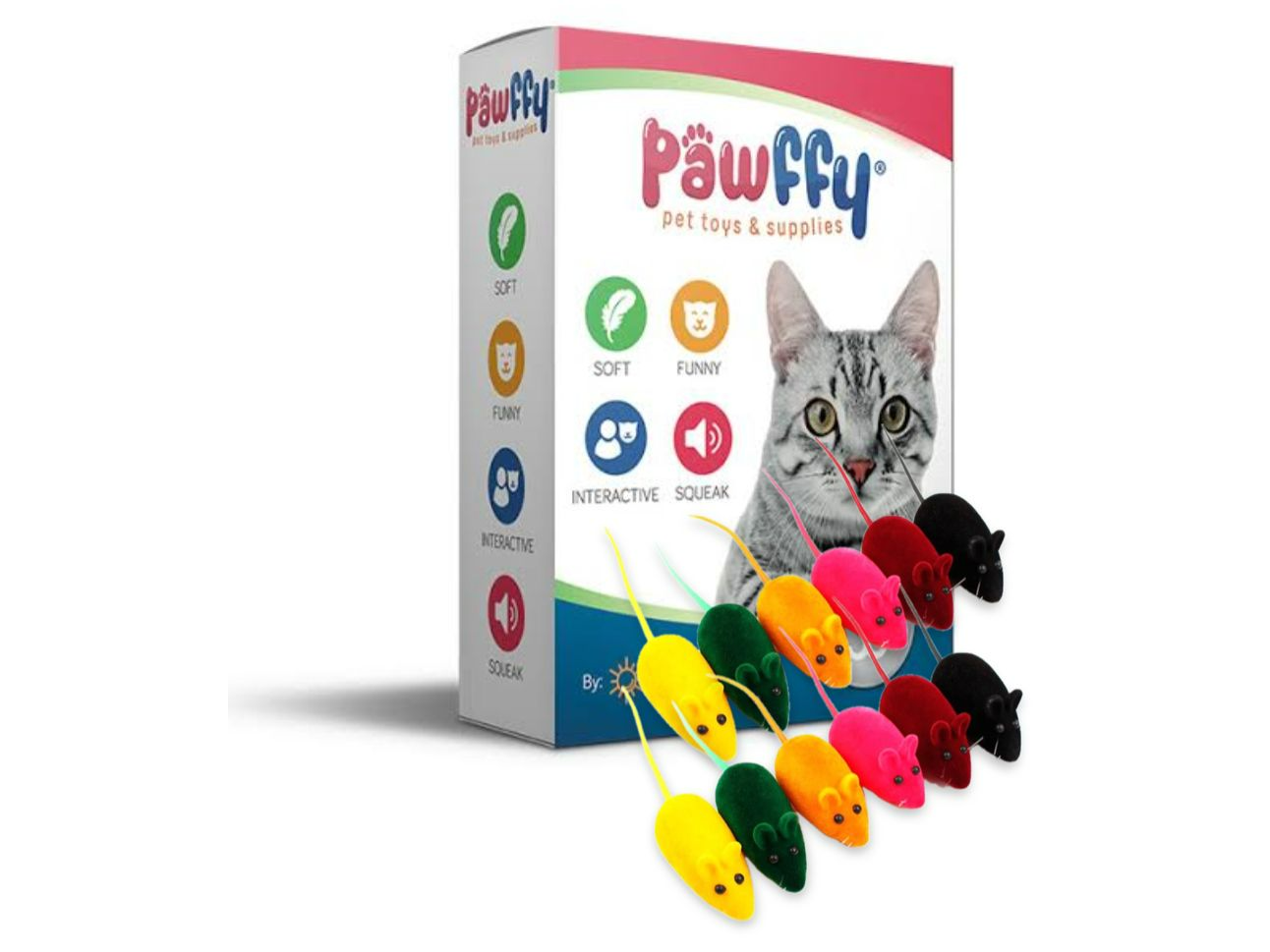 SP-3775 CAJA PAWFFY RATON CON SONIDO