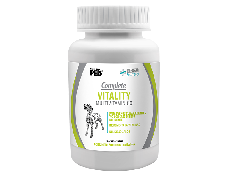 FL3936 MS COMPLETE VITALITY P/PERROS - 60 TAB
