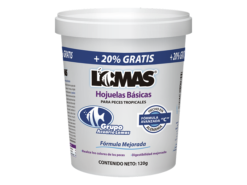 WA004 HOJUELAS BASICAS LOMAS 100 GR + 20% GRATIS