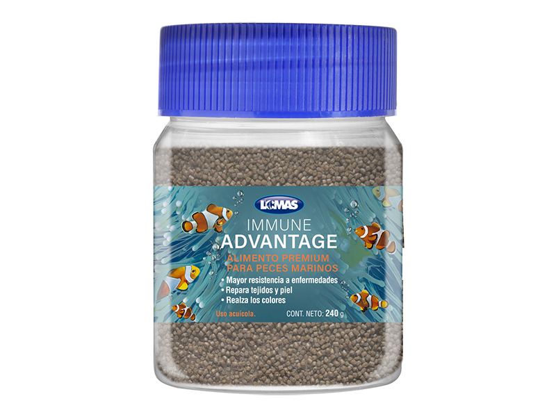 FL2132 ALIMENTO P/PECES MARINOS CON AJO 240 G