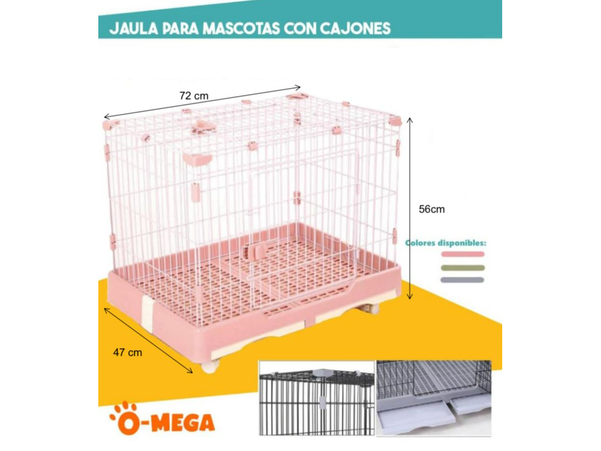 DT-001 JAULA PARA MASCOTAS