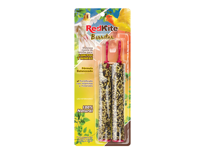 FL4031 BARRITA DE SEMILLAS P/LORITOS Y NINFAS - 2 PZ