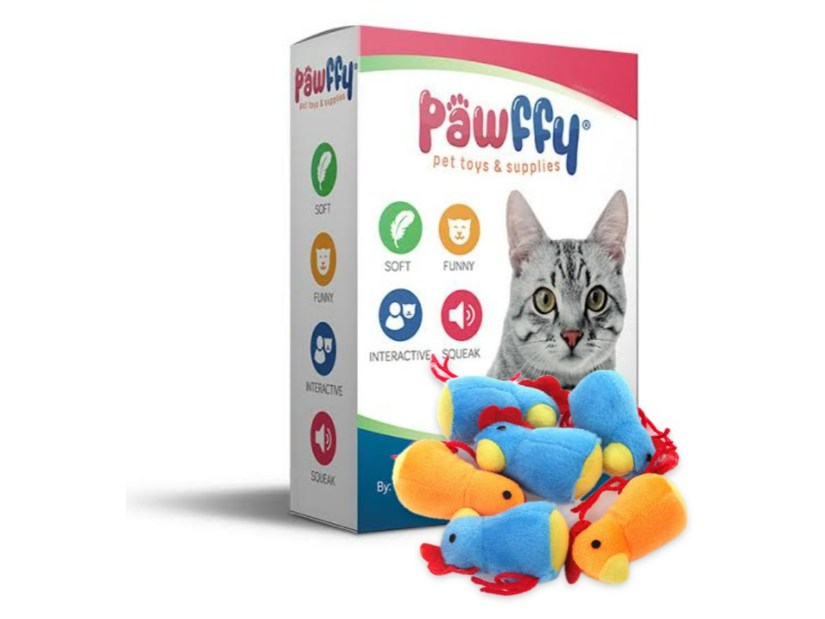 SP-3777 CAJA PAWFFY POLLO DE PELUCHE
