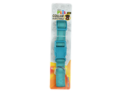 FL8704 COLLAR GDE DE NYLON C/ BANDAS REFLEJANTES