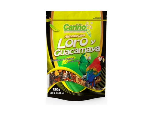 CA12 ALIMENTO COMPLETO LOROS Y GUACAMAYAS 750G