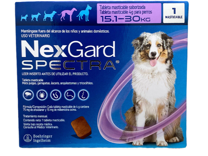 NEXGARD 1 TABLETA 15.1 -30 KG