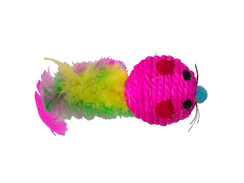 FL8746 JUGUETE RATON BOLA C/PLUMA