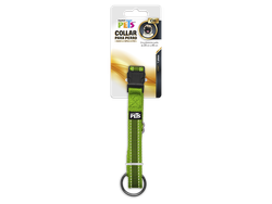 FL8719 COLLAR CH C/ ULTRA GRIP Y BANDAS REFLEJANTES VERDE