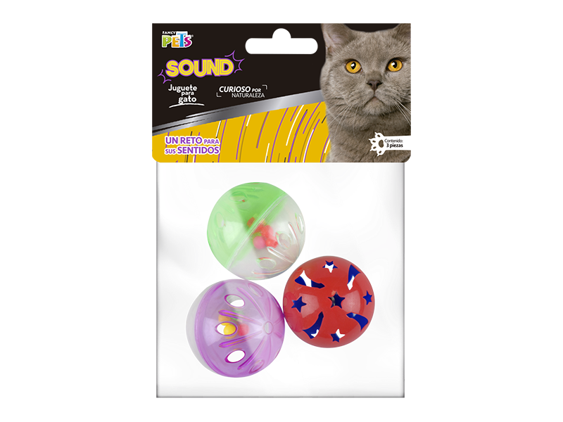 FL8266 JUGUETE SET DE PELOTAS SOUND - 3 PZ