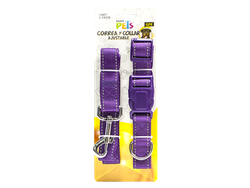 FL8712 COLLAR GDE C/ CORREA C/ BANDAS REFLEJANTES