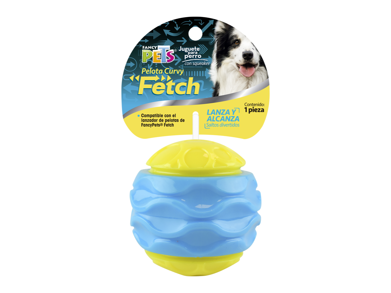 FL9433 PELOTA CURVY C/SONIDO FETCH