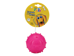 FL8504  PELOTA DE HULE 6.5 CMS FANCY PETS