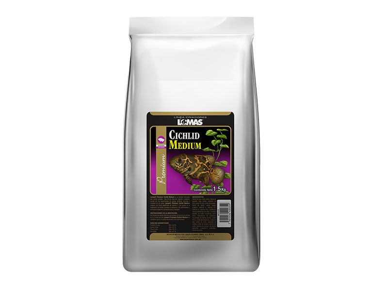 WAT635 ALIMENTO P/CICLIDOS MEDIANOS 1.5 KG