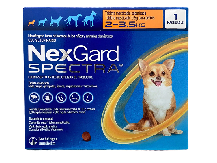 NEXGARD 1 TABLETA 2-3.5 KG