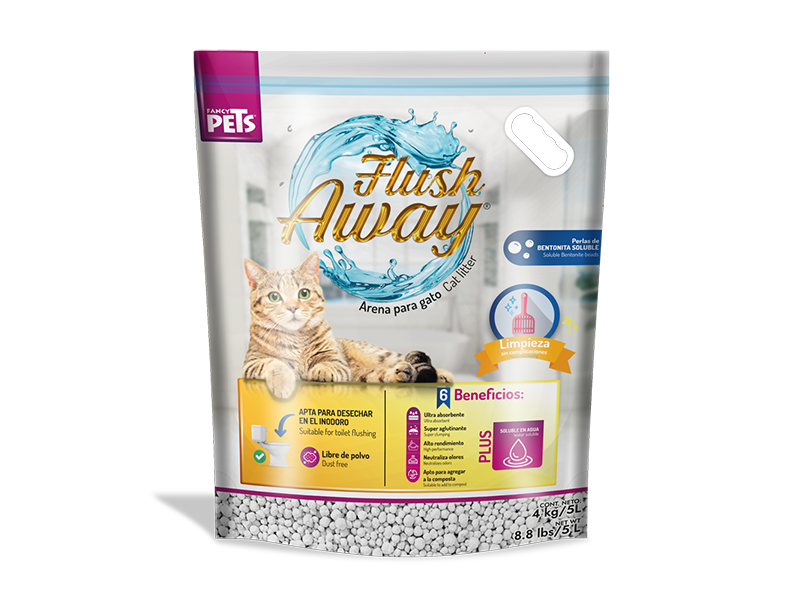 FL9052 ARENA P/GATO FLUSH AWAY 4 KG