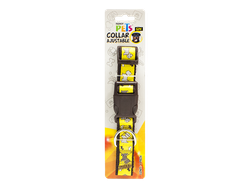 FL8708 COLLAR GDE DE NYLON C/ LISTON BORDADO