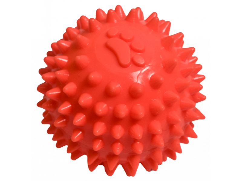 FL8508 JUGUETE PELOTA DE CAUCHO SPINY 6 CM VARIOS COLORES