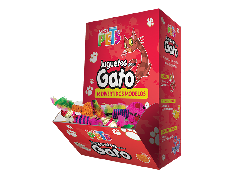 FL8700 CAJA DE JUGUETES P/GATO - 48 PZ