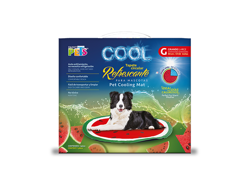 FL9867 TAPETE REFRESCANTE CIRCULAR GDE SANDIA COOL