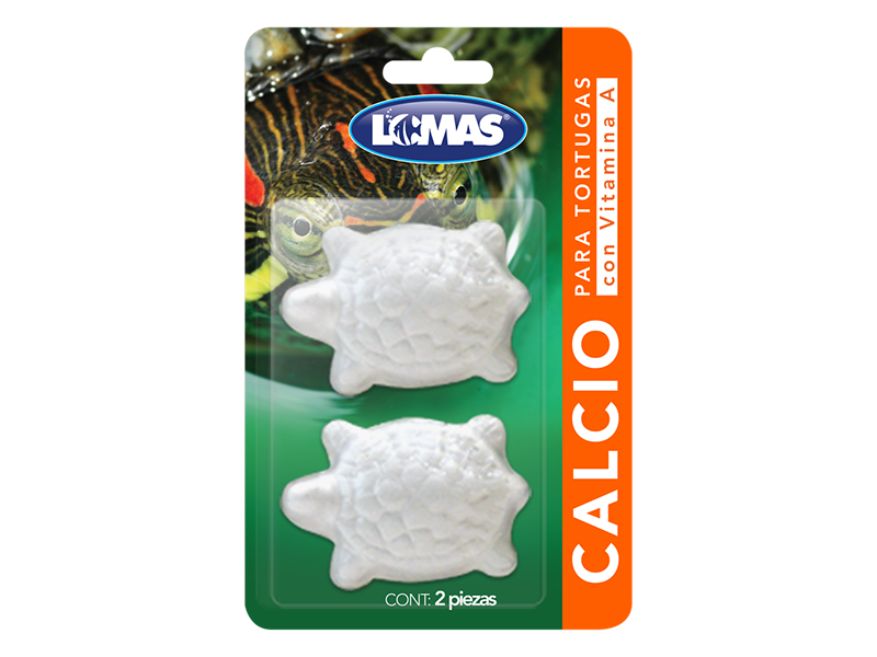 FL1115 CALCIO P/TORTUGAS C/VITAMINA A - 2 PZ