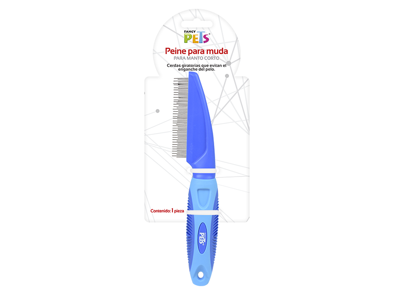 FL8316 PEINE DE METAL P/ MUDA P/ MANTO CORTO