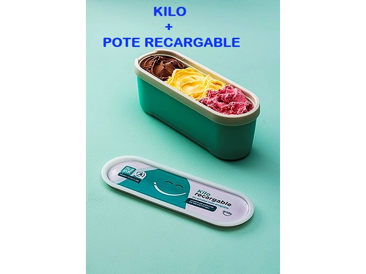 1 KILO EN POTE RECARGABLE