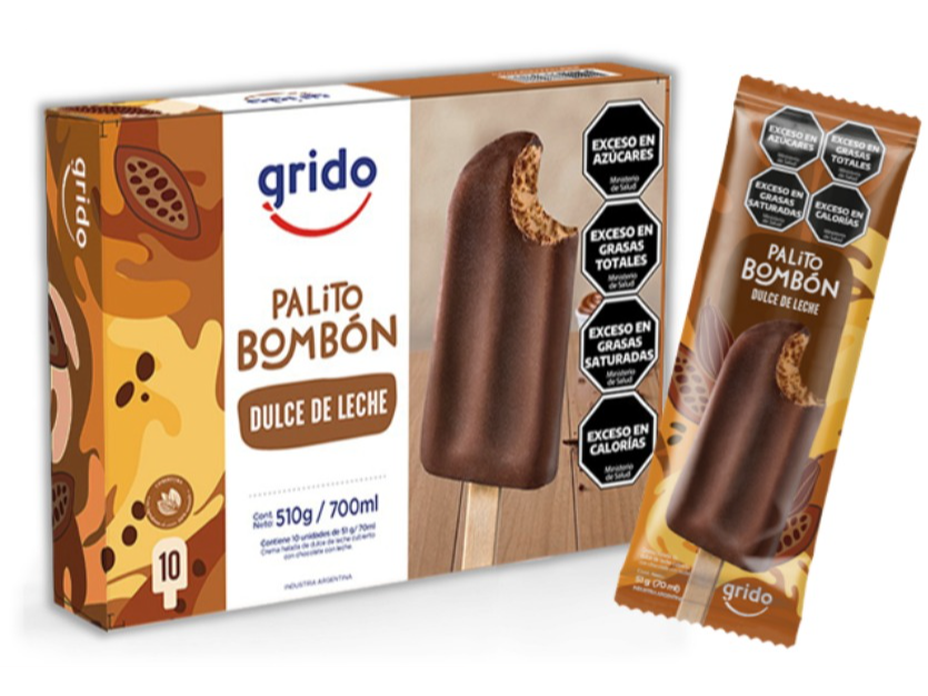 Palito bombón DULCE DE LECHE x10u