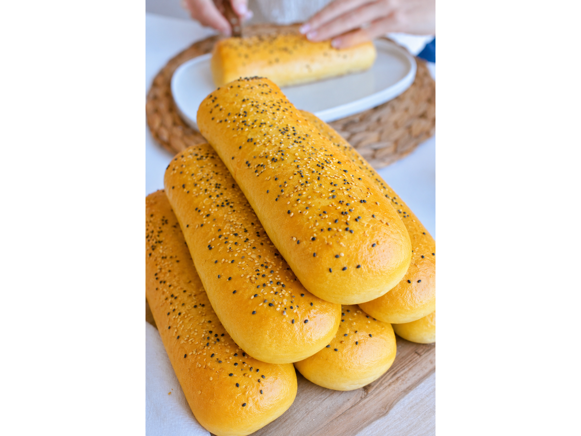 Pan de Pancho de Papa con sesamo