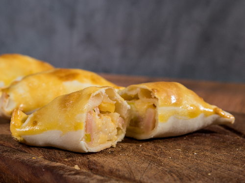 Empanada al horno de jamón y queso de Renzo