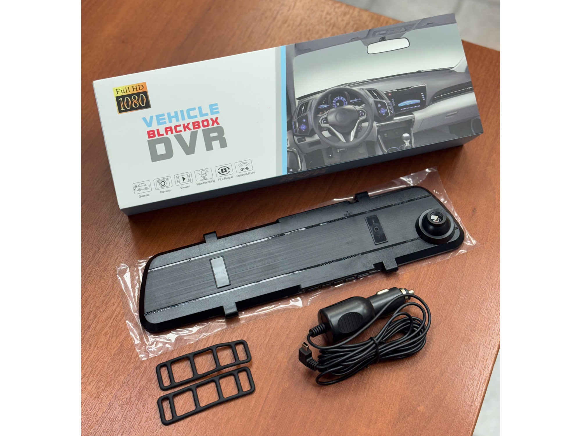 ESPEJO RETROVISOR CON CAMARA - Q105B - COD.: 75